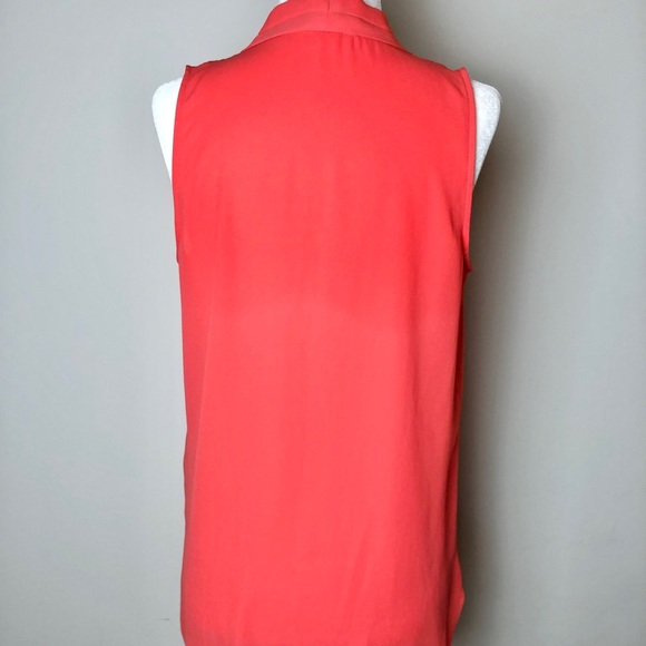 Vince Camuto Pleated High Low Tank - Picture 4 of 6